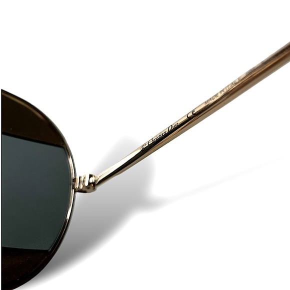 Christian Dior “Linda Farrow” Mirrored Split Aviator Sunglasses - Picture 6 of 12